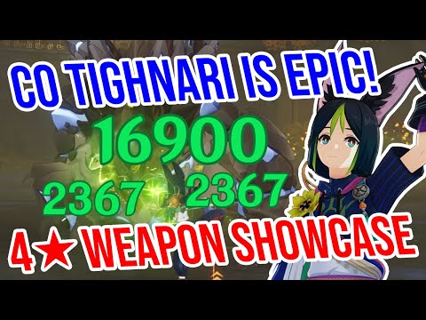 C0 Tighnari CHANGES EVERYTHING! 4★ Weapon Showcase! Genshin Impact 3.0