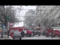 Пожар около Метро Театральная на улице Богдана Хмельницкого Киев 19.02.2015 