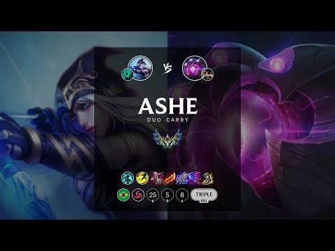 Ashe ADC vs Vel'Koz - BR Challenger Patch 12.9