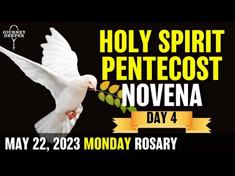 Holy Spirit Novena Day 4 Rosary Monday May 22, 2023 Joyful Mysteries of the Rosary 💙 VIRTUAL ROSARY
