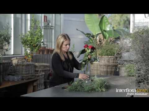 Skapa en vacker julbukett