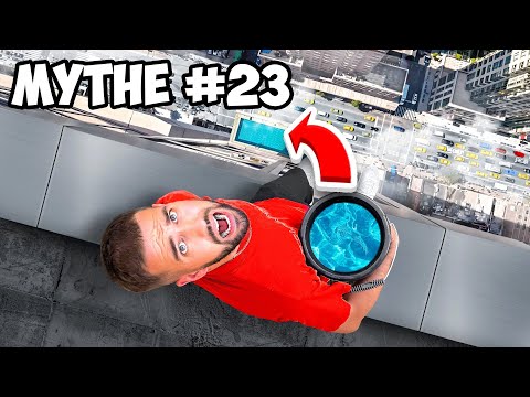 I debunked 24 Minecraft myths in 24 hours! *Jumps with a bucket of water*