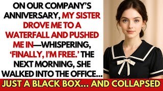 On Our Company Anniversary, My Sister Pushed Me Off A Waterfall—Next Day, She Found A Box… Collapsed