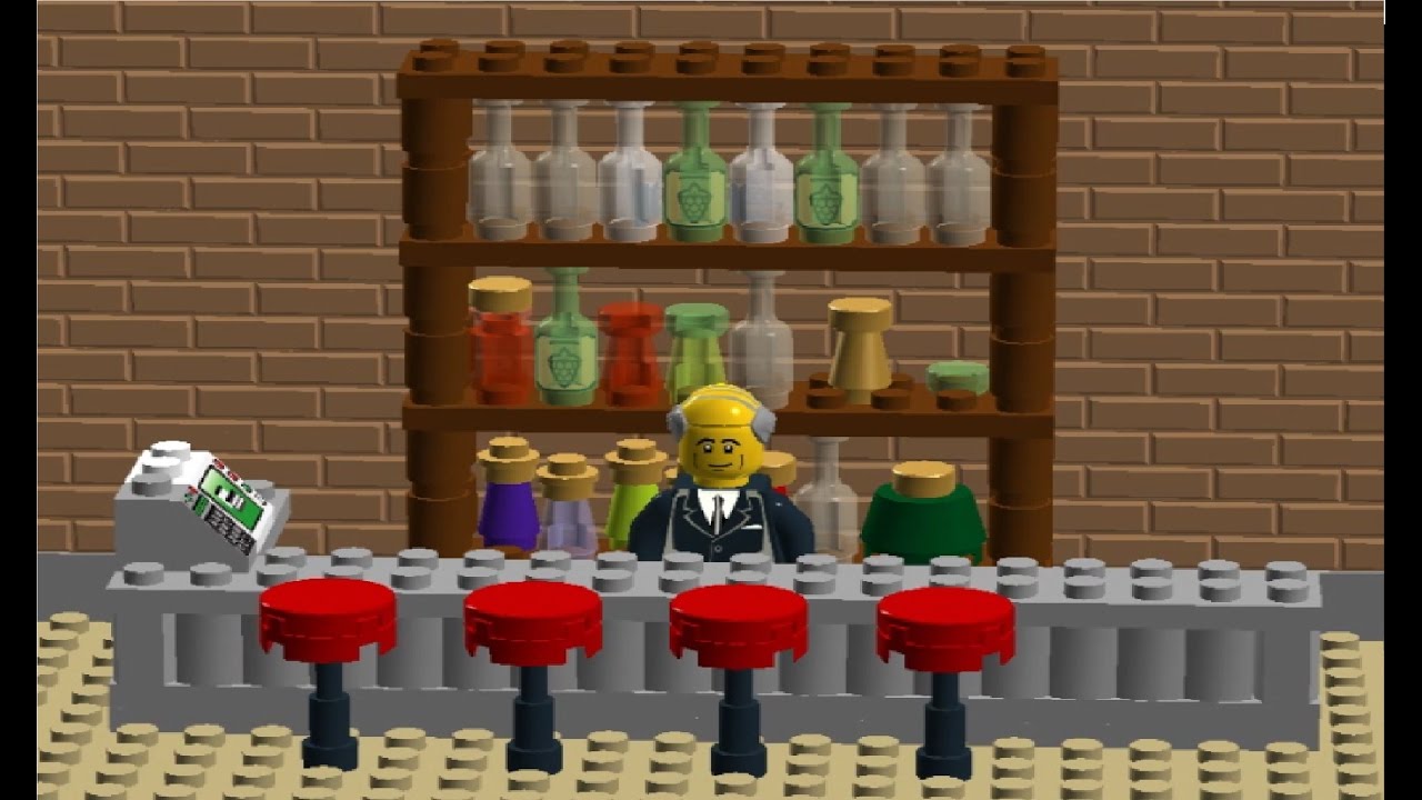 How to make a lego bar - tutorial