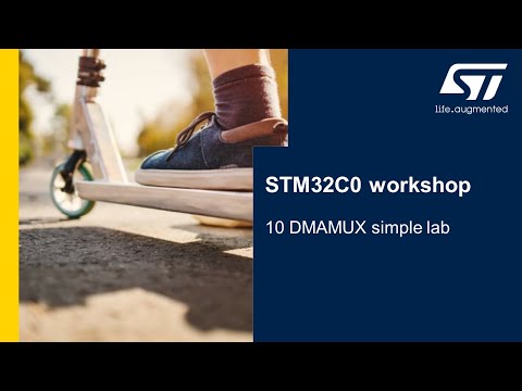STM32C0 workshop - 10 DMA, DMAMUX - simple configuration