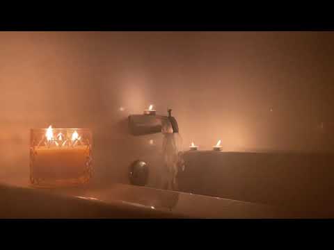 10 Hours Bathtub Filling ASMR | Candle Lit White Noise - For Sleep and Relaxation