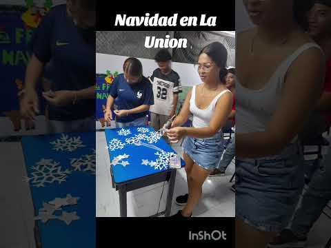 Navidad en la I. E. La Union de Sincelejo, Sucre. #manualidades
