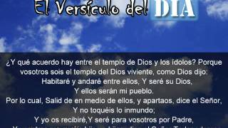 Miniatura del video: El versiculo del dia .com - 2 Corintios 6 v16-18