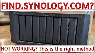 Can't  Find Synology Nas Setup Find.synology.com Not Working Do It This Way | Devicessetup