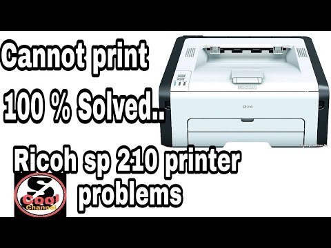 Ricoh sp 210 printer problem solving