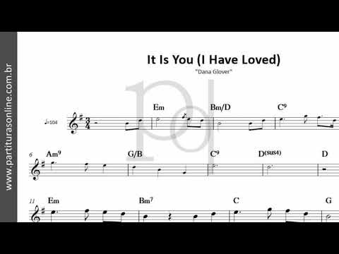 It is you - Dana Glover