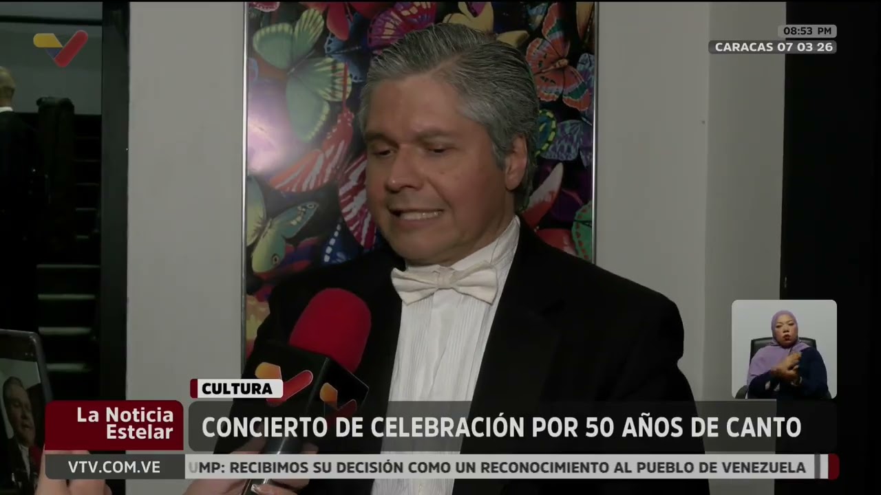 Daisy Gutiérrez realizó concierto por 50 años de vida artística, con la Orquesta Filarmónica