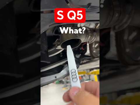 Audi SQ5 Exhaust Tips - Convert Fake Tips to Real → 80A071904