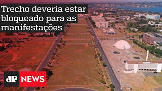 Manifestantes invadem Esplanada dos Ministérios para atos de 7 de setembro