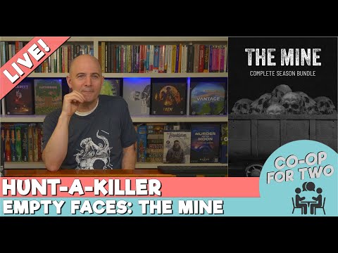 Hunt-A-Killer Retirement Marathon: Empty Faces - The Mine - Session 1 (Boxes 1&2)