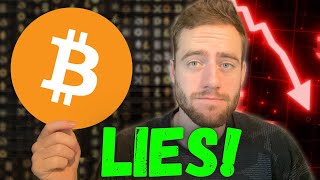 BITCOIN - IT"S FALLING AND THEY ARE LYING TO YOU!