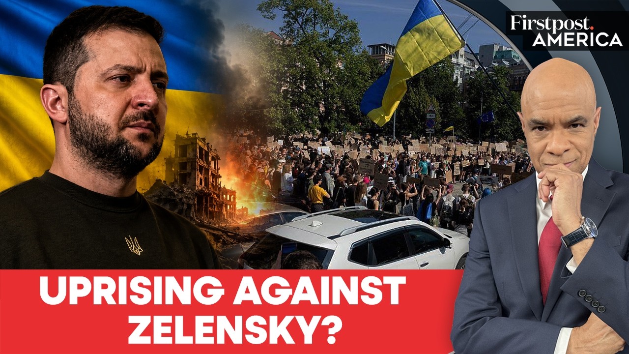 Ukraine Explodes: Zelensky Fires Defence Minister, Protests Rock Cities | Firstpost America | N18G