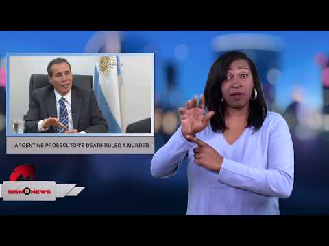 ARGENTINE PROSECUTOR'S DEATH RULED A MURDER (ASL - 12.27.17)