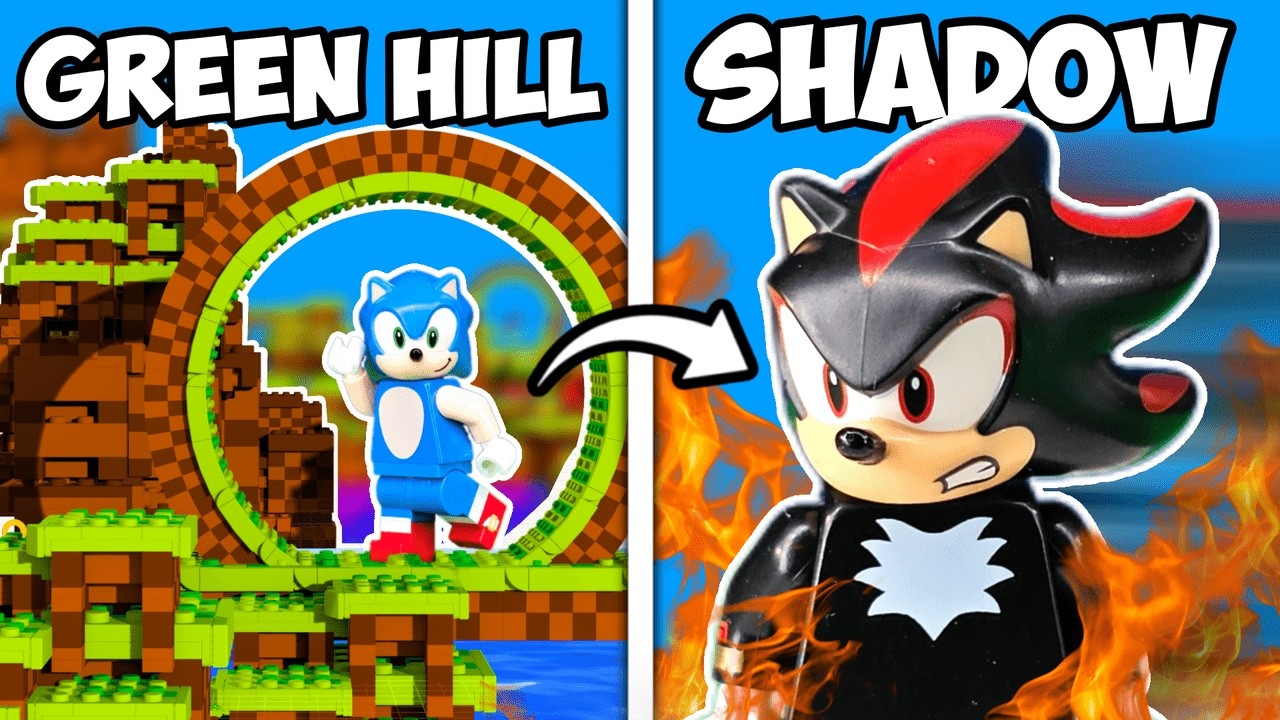 I Built Sonic The Hedgehog in LEGO...