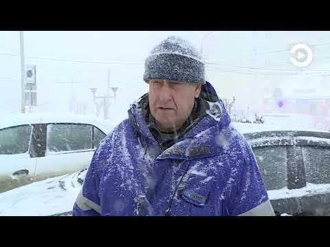 Сильный снегопад создал транспортный коллапс в Пензе