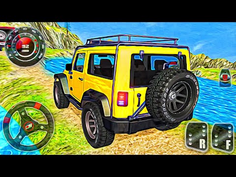 4x4 Jeep Offroad Car Driving - Monster Truck SUV Jeep Mountain Drive - Best Android GamePlay