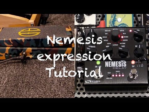 Source Audio Nemesis delay expression pedal tutorial