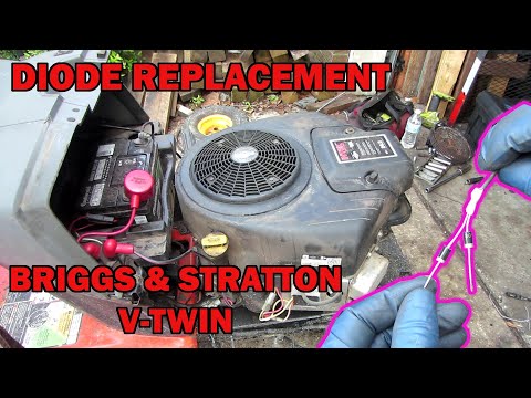 V-Twin Briggs Won't Shut Off - Kill wire diode replacement.