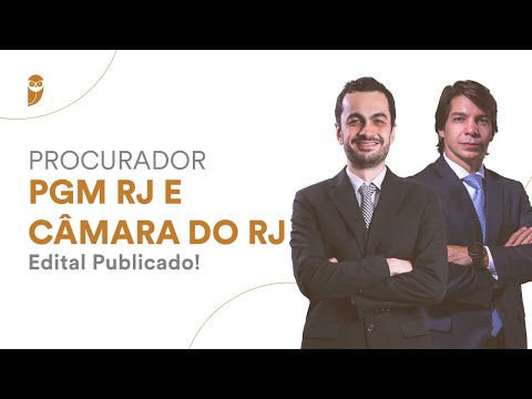 Procurador PGM RJ e Câmara do RJ - Edital Publicado