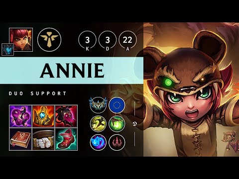 Annie Support vs Poppy - EUW Challenger Patch 25.S1.2