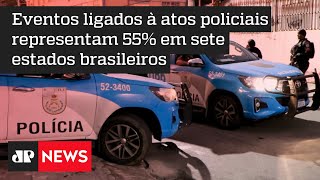 Brasil registra mais de 21 mil eventos violentos em um ano, segundo relatório do setor