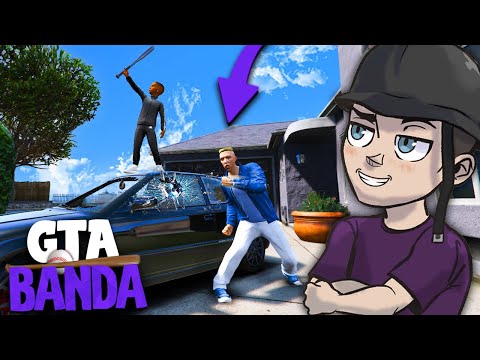 GTA V BANDA #2 - ZNISZCZYŁEM MU AUTO! 🚗