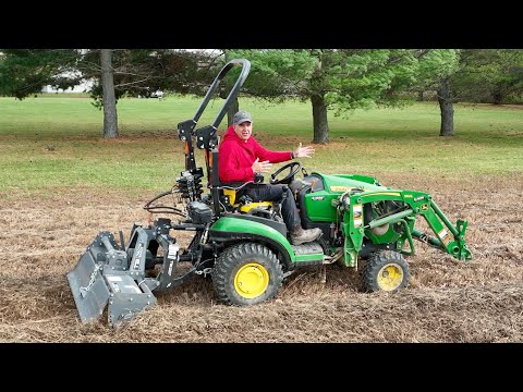 Too Much to Handle? 5' Tiller with John Deere 1025R Subcompact? Tractor Basics