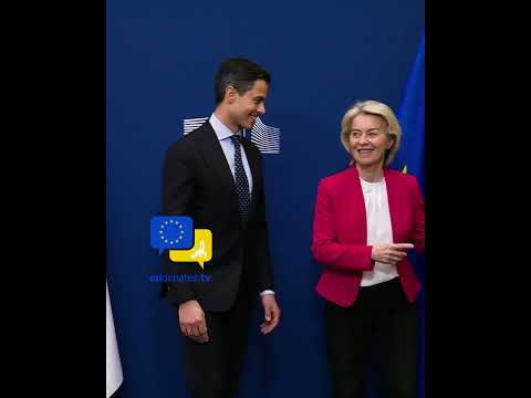 Video Thumbnail: High Expectations for the Netherlands! #vonderLeyen Welcomes New PM Rob Jetten
