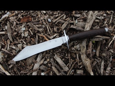 Knifemaking ~ Seax from an old lawnmower blade