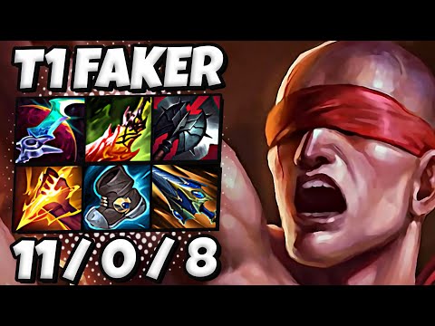 T1 Faker Lee Sin vs Warwick [ Jungle ] Patch 25.13 Ranked NA