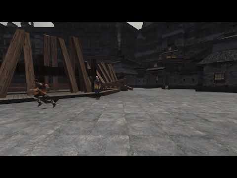 FFXI San d'Oria North 2 (Lumber yard) Ambience with HD mods - 2 hours