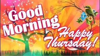 🌈Good Morning THURSDAY!🌼 |❤️ GIF e-Card Greetings❤️| Have an Amazing day!