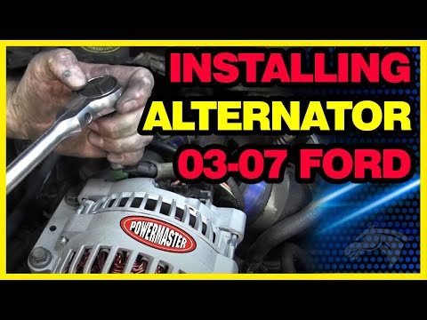 EASY INSTALL!!! Powermaster Alternator 03-07 Ford Powerstroke 6.0L #diesel #fordtrucks #ford #fyp