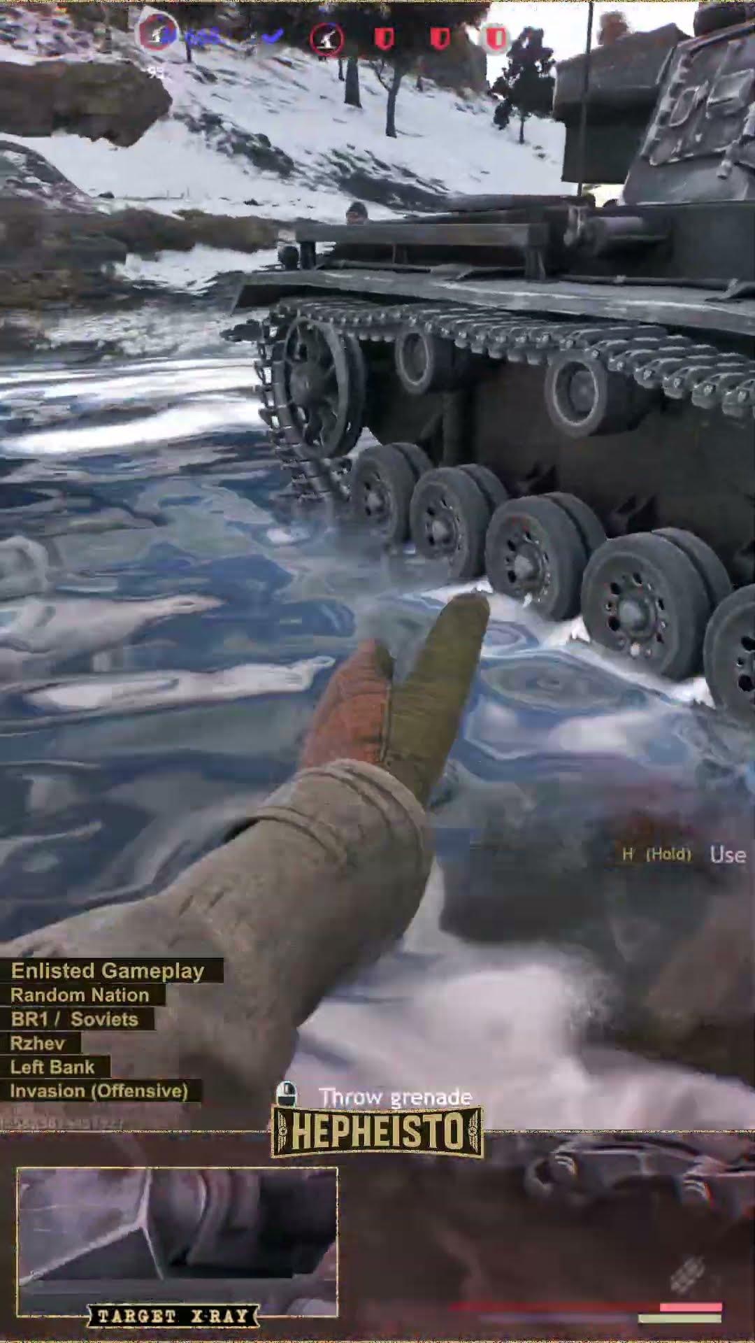 Engineer eliminates Panzer III J with Explosion Pack