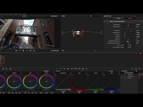 Fast Lens Correction in Resolve 11