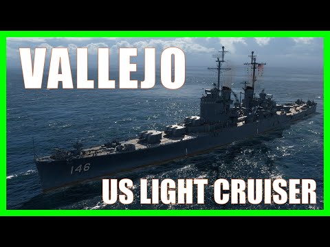 USS Vallejo American US Light Cruisers World of Warships Review Guide