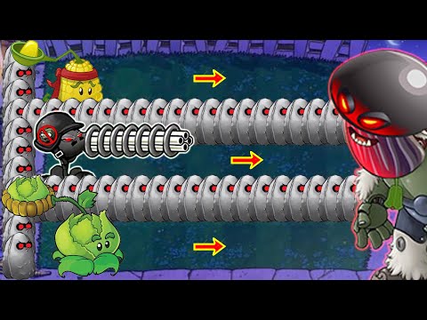 Doom Gatling vs TEAM PULT vs 999 Tall Nut Doom Dr.Zomboss | Plants vs Zombies Crumbs mode