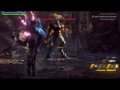 Anthem gameplay walkthrough part 10 last mission and last boss and ending