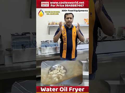 35 ltr self cleaning water oil fryer