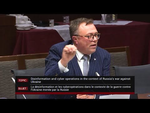 Russian information and influence campaigns in CANADA / Marcus Kolga / MLI in Parliament