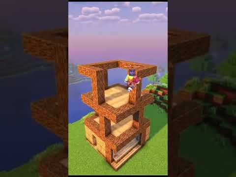 🏠EASY MINECRAFT HOUSE BUILD! #viral