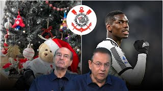 Corinthians posta foto de Natal com mascote francês: ‘Augusto Melo não gostou…’; Pogba vem aí?