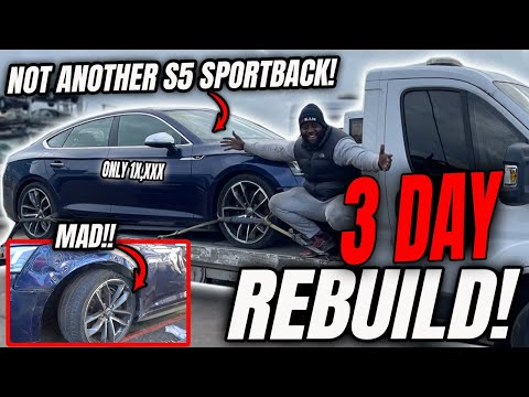 SALVAGE NATION | REBUILDING MY SUBSCRIBER’s £16K WRECKED 2017 AUDI S5 SPORTBACK - EP.1