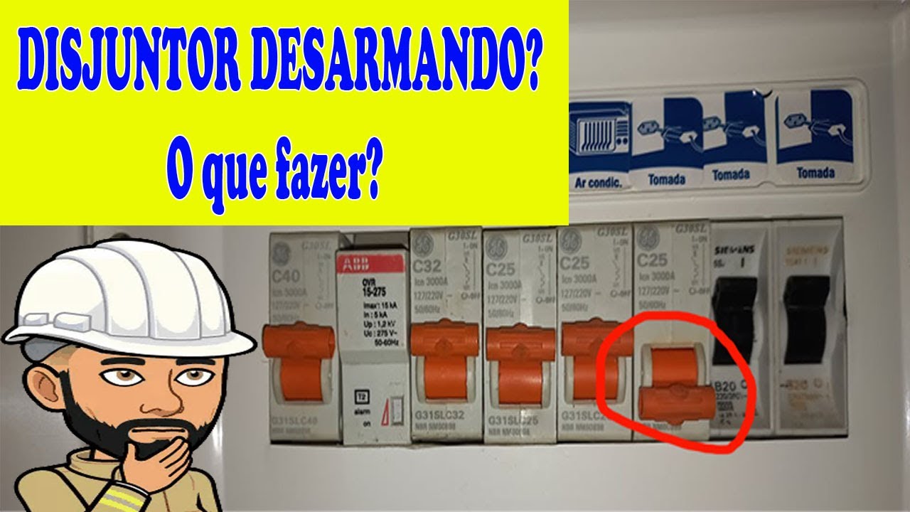 Disjuntor desarma a toda hora? O que fazer?