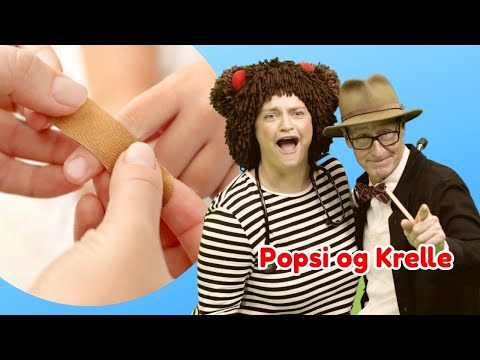 Mormor trådte på min tå | Hos lægen med Popsi og Krelle | Børnesang med fagter